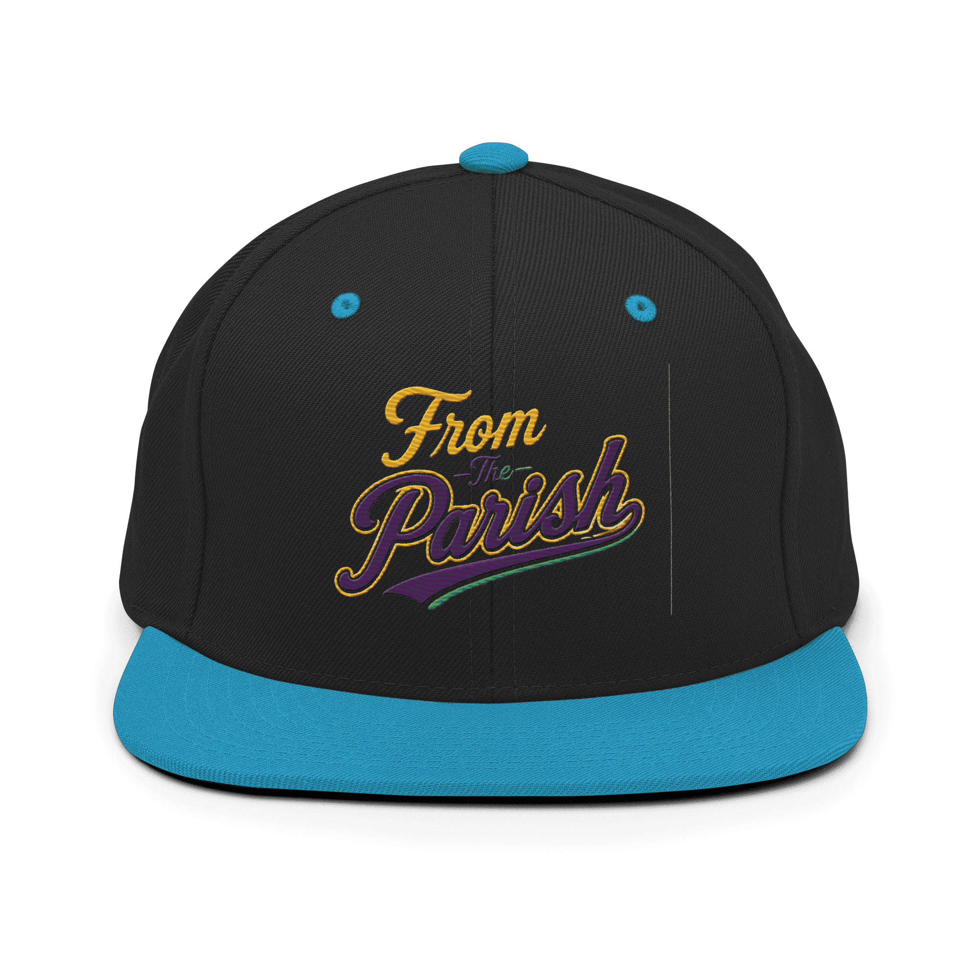 Black and blue Louisiana-themed cap with 'From the Parish' logo.